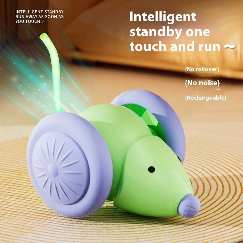 Interactive Cat Toy Electric Mouse Car - Automatic Teaser With Intelligent Obstacle Avoidance Pet Products