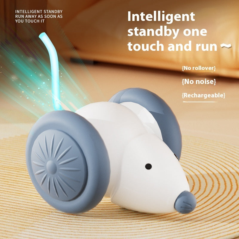 Interactive Cat Toy Electric Mouse Car - Automatic Teaser With Intelligent Obstacle Avoidance Pet Products