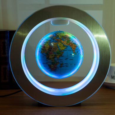 Floating Globe - Magnetic Levitation Light Anti Gravity Magic | Round LED World Map