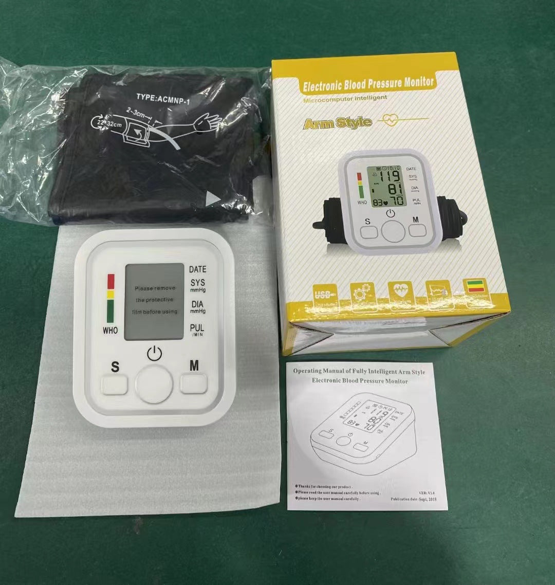 Multi-voice Blood Pressure Meter - Upper Arm