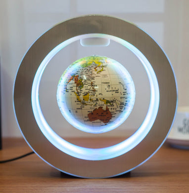 Floating Globe - Magnetic Levitation Light Anti Gravity Magic | Round LED World Map