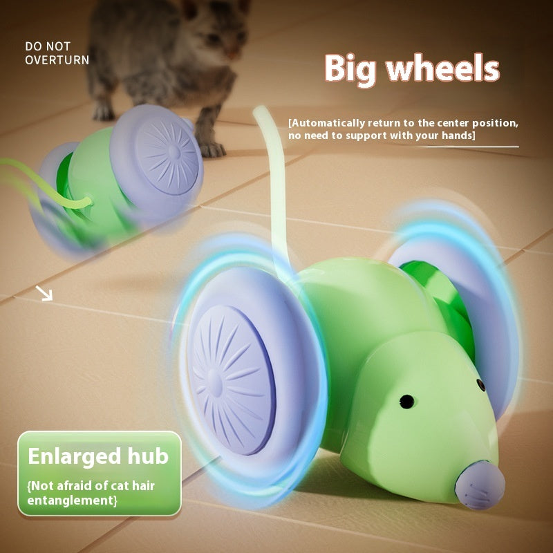 Interactive Cat Toy Electric Mouse Car - Automatic Teaser With Intelligent Obstacle Avoidance Pet Products