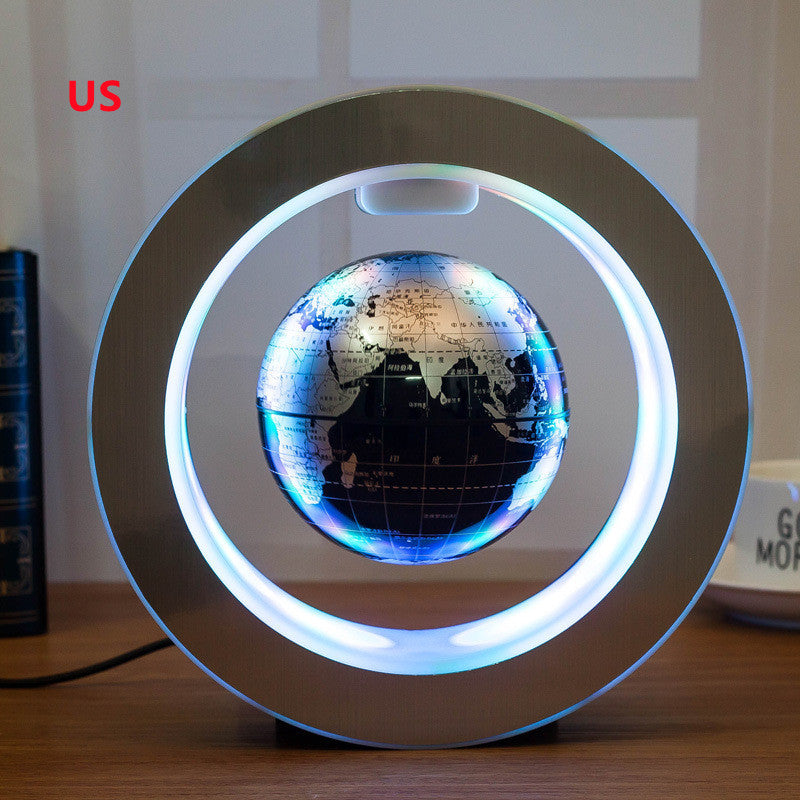 Floating Globe - Magnetic Levitation Light Anti Gravity Magic | Round LED World Map