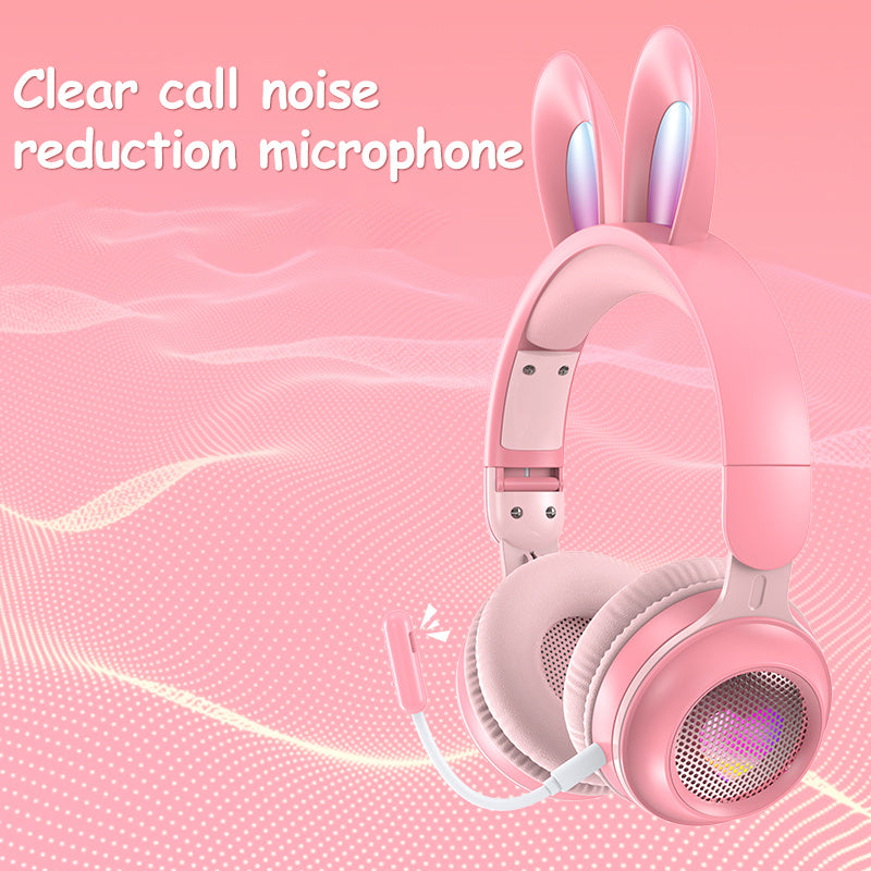 Rabbit Ear Headphones - Wireless Luminous Extendable Headphones